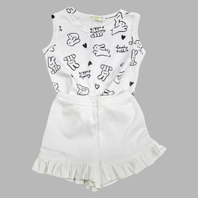 Комплект Lovely Rabbit Футболка и шорты Чуди Кидс 376125-11К молочный 01